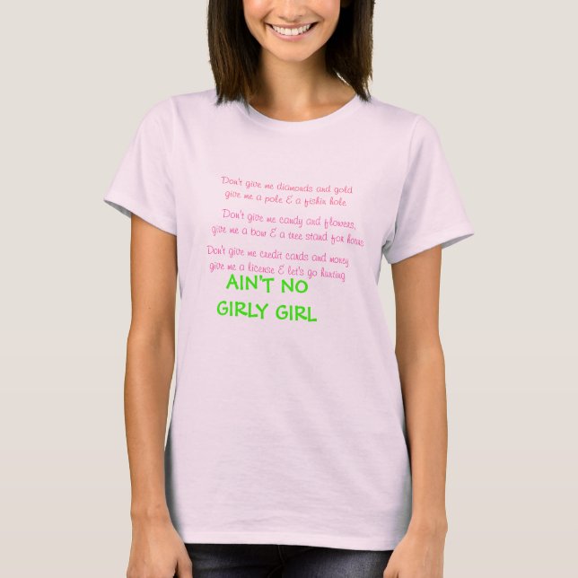 Camiseta Caza-Mujeres (Anverso)