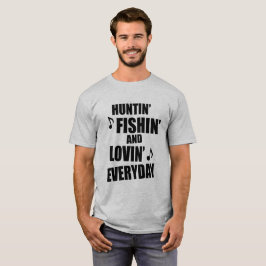 Camiseta Caza, pesca diaria