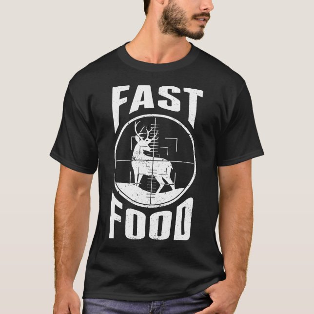 Camiseta Caza rápida de ciervos (Anverso)