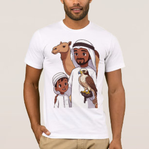 Camiseta Caza tradicional árabe de halcones