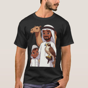 Camiseta Caza Tradicional de Halcones Árabes
