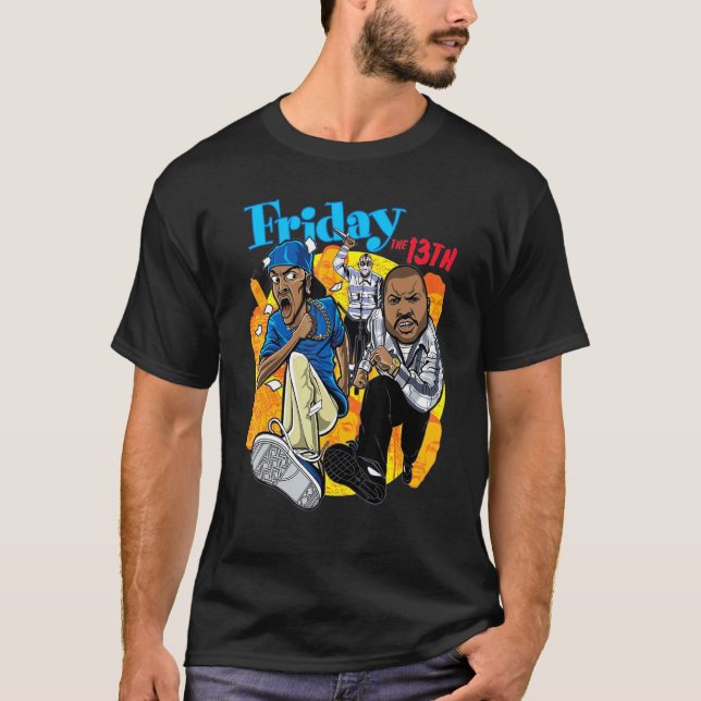 Camiseta Caza Viernes 13 Vintage (Anverso)