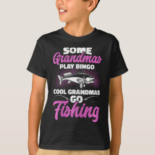 Camiseta Caza Y Pesca Abuela De La Abuela De Guay Pescando