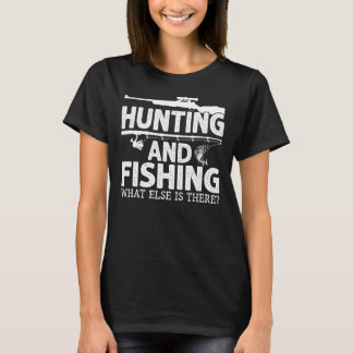 Camiseta Caza y Pesca De Lo Que Hay Más Es Caza De Ilustras