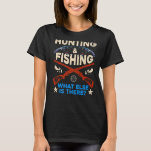 Camiseta Caza Y Pesca De Pescadores Y Cazadores