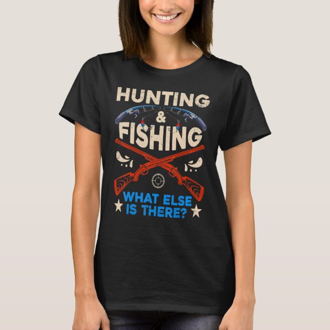 Camiseta Caza Y Pesca De Pescadores Y Cazadores (Anverso)