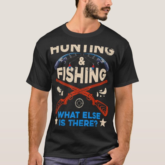 Camiseta Caza Y Pesca De Pescadores Y Cazadores (Anverso)