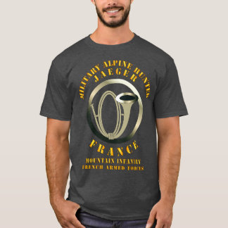 Camiseta Cazador alpino militar de Francia