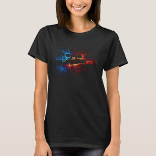 Camiseta Cazador Cazando Llamas Cazador Rifle de Caza Perno