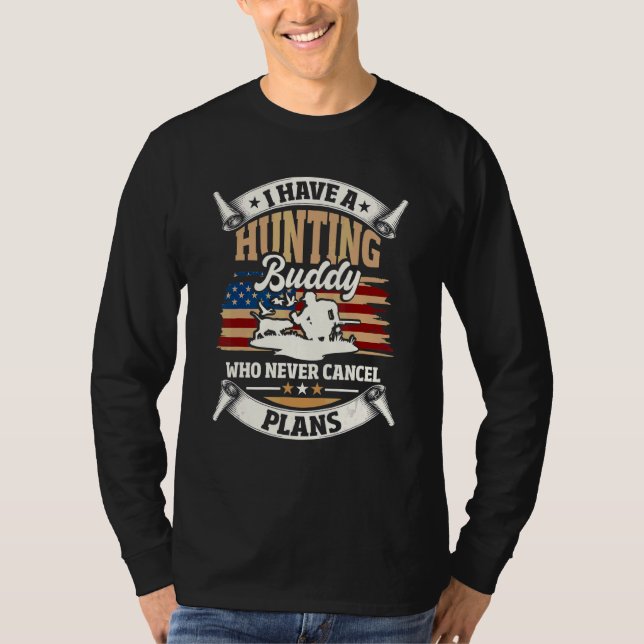 Camiseta Cazador con caza de cacería de perro cazando cazad (Anverso)