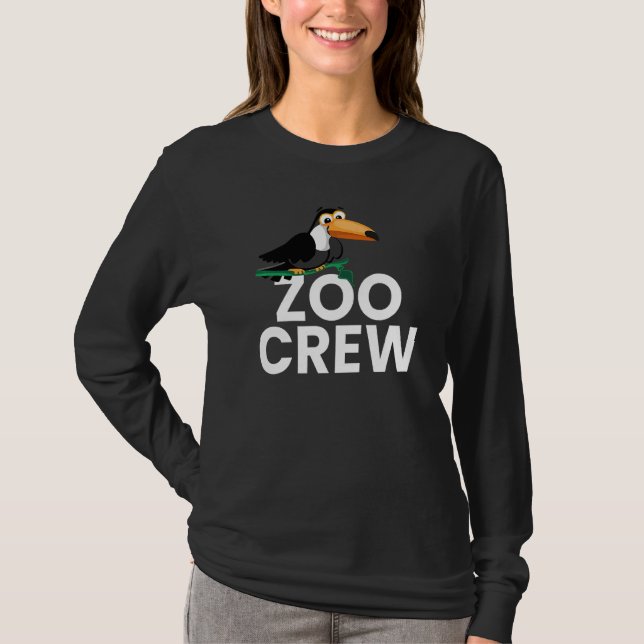 Camiseta Cazador de animales de la tripulación zoológica 1 (Anverso)