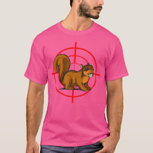 Camiseta Cazador de ardillas objetivo ardilla cacería ardil