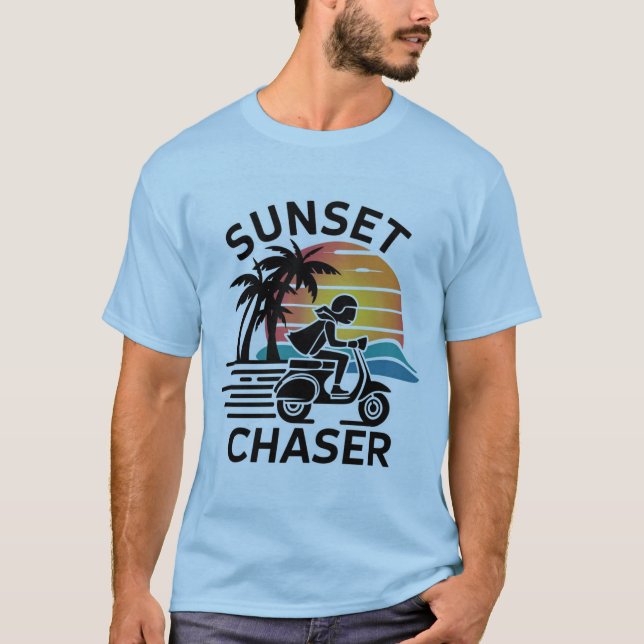 Camiseta Cazador de atardecer (Anverso)