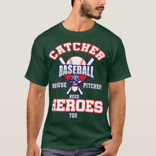 Camiseta cazador de béisbol porque los lanzadores también n