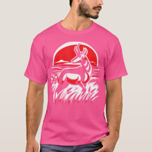Camiseta Cazador de berrendos Caza de animales Rifle Caza d