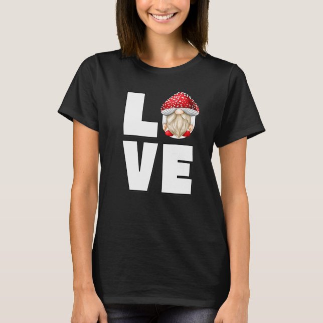 Camiseta Cazador De champiñones Con Gorra De Toadstool Para (Anverso)