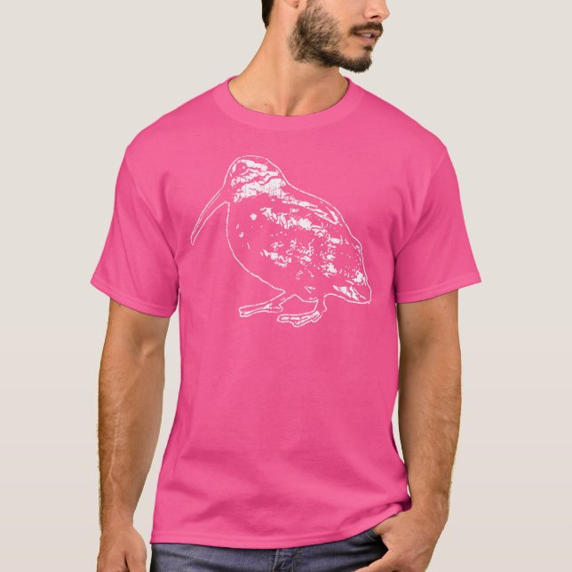 Camiseta Cazador de Chocha Perdiz Timberdoodle Bogsucker Ho (Anverso)