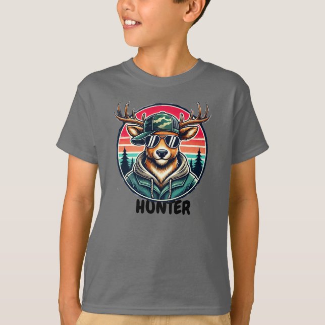 Camiseta Cazador de Ciervos (Anverso)