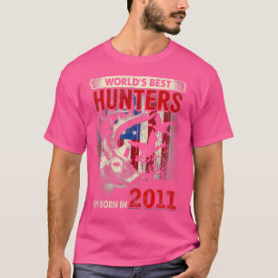 Camiseta Cazador De Ciervos De 11 Años Nacido En 2011 Cumpl