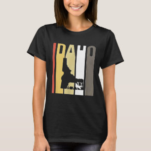 Camiseta Cazador de ciervos de alce de Idaho retro Boise Ca