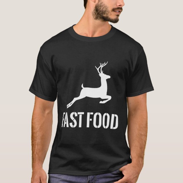 Camiseta Cazador de ciervos de comida rápida regalo diverti (Anverso)