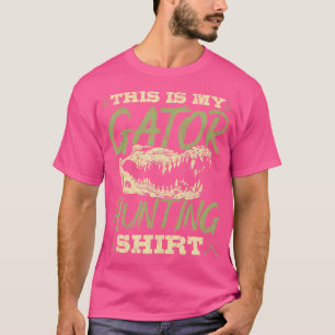 Camiseta Cazador de Cocodrilos Esto Es Mi Caza de Caimanes