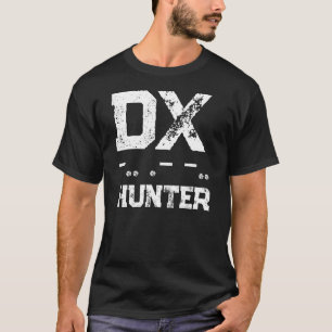 Camiseta Cazador de código Morse DX DAD