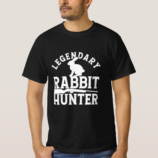 Camiseta Cazador de conejo legendario (Anverso)