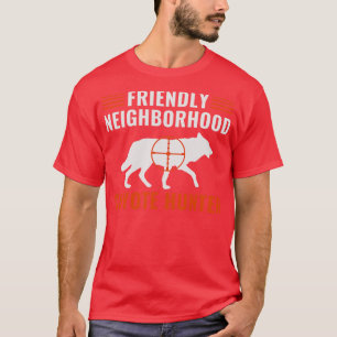 Camiseta Cazador de Coyotes del Barrio Amistoso Divertido Y