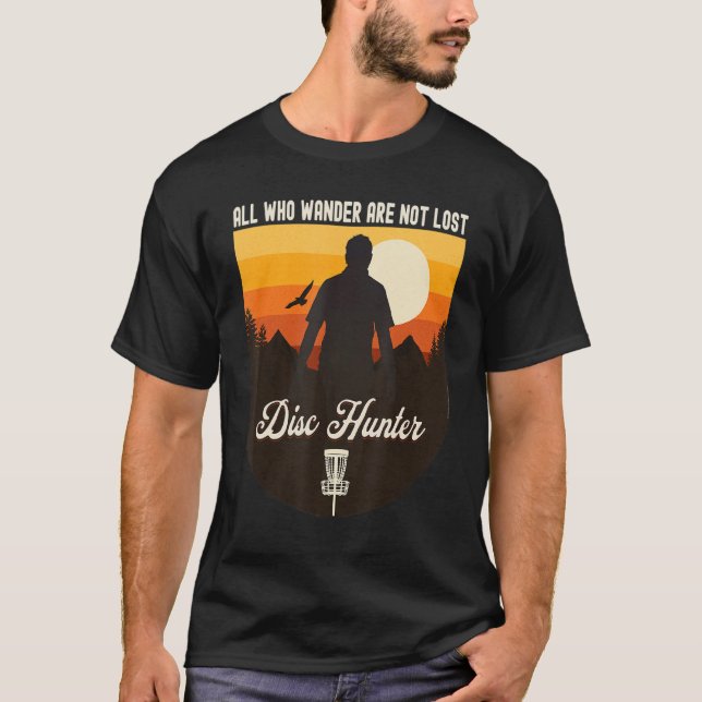 Camiseta Cazador de discos Todos Los Que Despertan No Se Pi (Anverso)