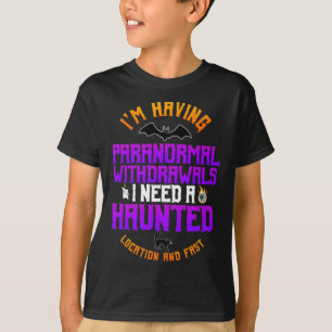 Camiseta Cazador de fantasmas Cazador paranormal de Hallowe
