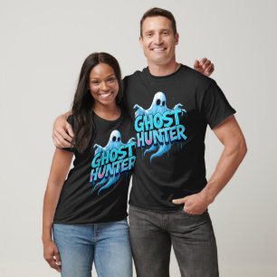 Camiseta Cazador de Fantasmas de Halloween Investigador Par