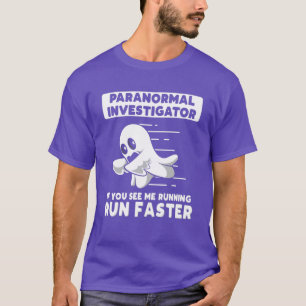 Camiseta Cazador de fantasmas investigador paranormal Hallo