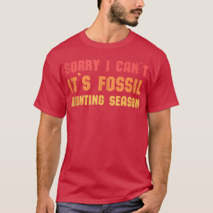 Camiseta Cazador de fósiles de tiburones lamento no poder s