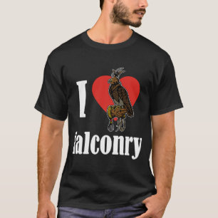 Camiseta Cazador de halcones ornitología halconería pájaros