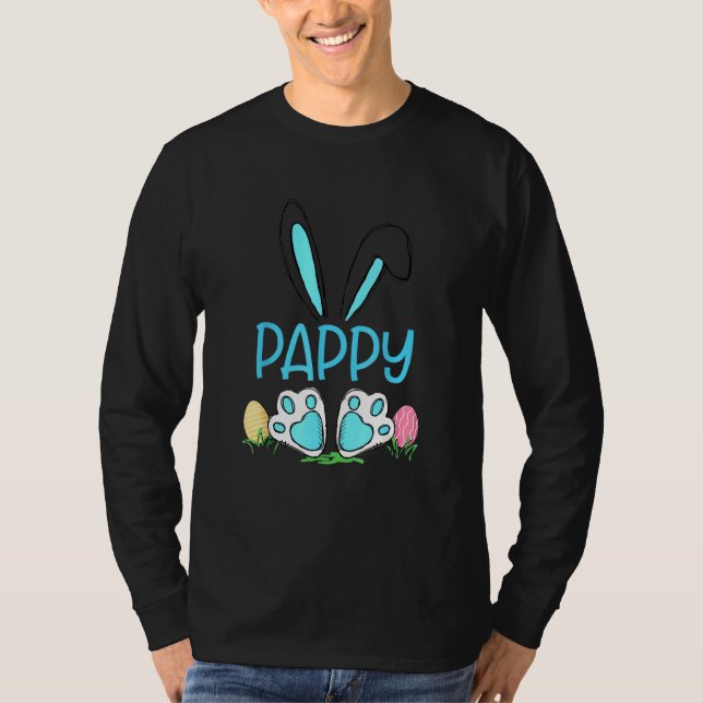 Camiseta Cazador de huevo de papa de pascua lindo conejillo (Anverso)
