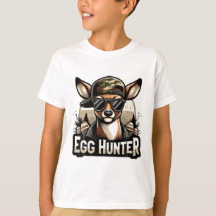 Camiseta Cazador De Huevos Ciervo Ciervo Macho Gorra Byckwa
