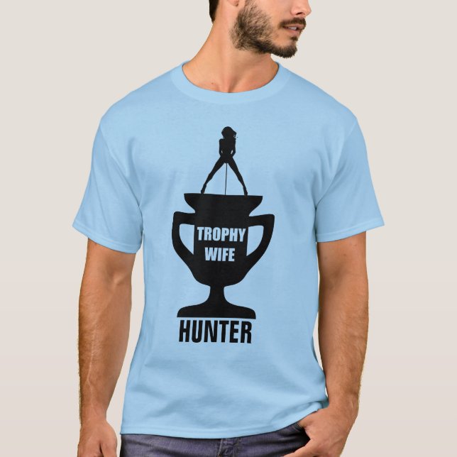 CAMISETA CAZADOR DE LA ESPOSA DEL TROFEO (Anverso)