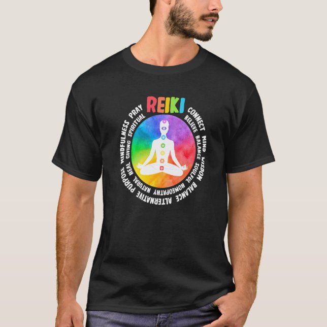 Camiseta Cazador de la meditación holística de sanación esp (Anverso)