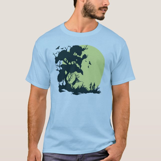 Camiseta Cazador de los ciervos (Anverso)