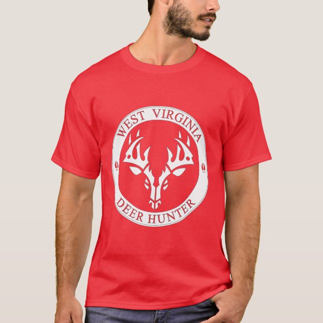 Camiseta Cazador de los ciervos de Virginia Occidental (Anverso)