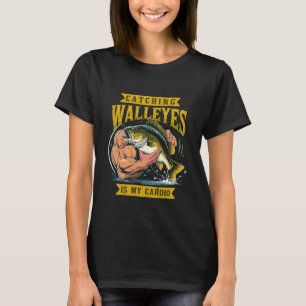 Camiseta Cazador de Luciopercas Atrapar Luciopercas Es Mi C