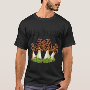 Camiseta Cazador de morillas caza de hongos divertido morch