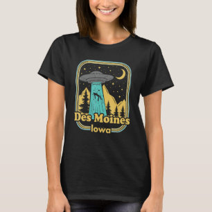 Camiseta Cazador de ovnis alienígenas de Des Moines Iowa or