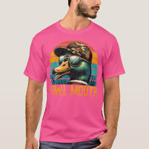 Camiseta Cazador de pato gracioso gallina de la boca Pato c