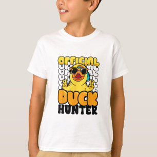 Camiseta Cazador de patos oficial divertido pato de goma ca