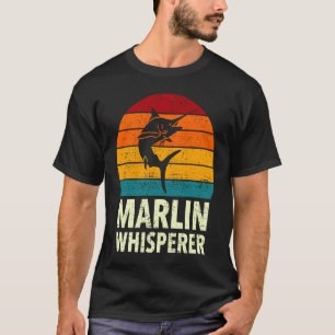 Camiseta Cazador de Pez Espada Azul Marlin Deporte Pesca Ma