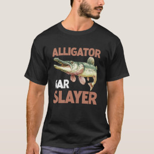 Camiseta Cazador de pez lagarto caimán -