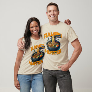 Camiseta Cazador de Ramen – Amante de la Sopa Japonesa