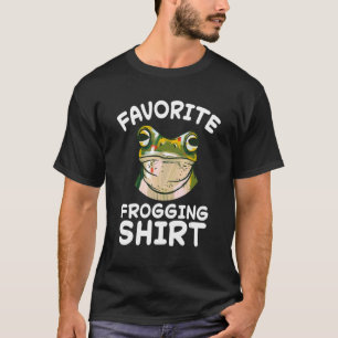 Camiseta Cazador de ranas amor sapo rana Anfibio Captura